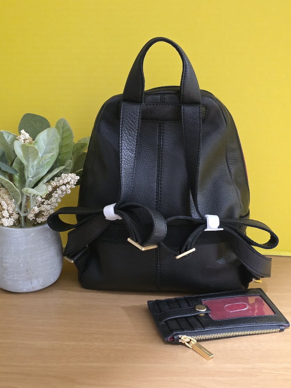 !! 2PCS!! Hammitt MD Backpack with Gold Accents & 210 Wallet - Picture 3 of 10
